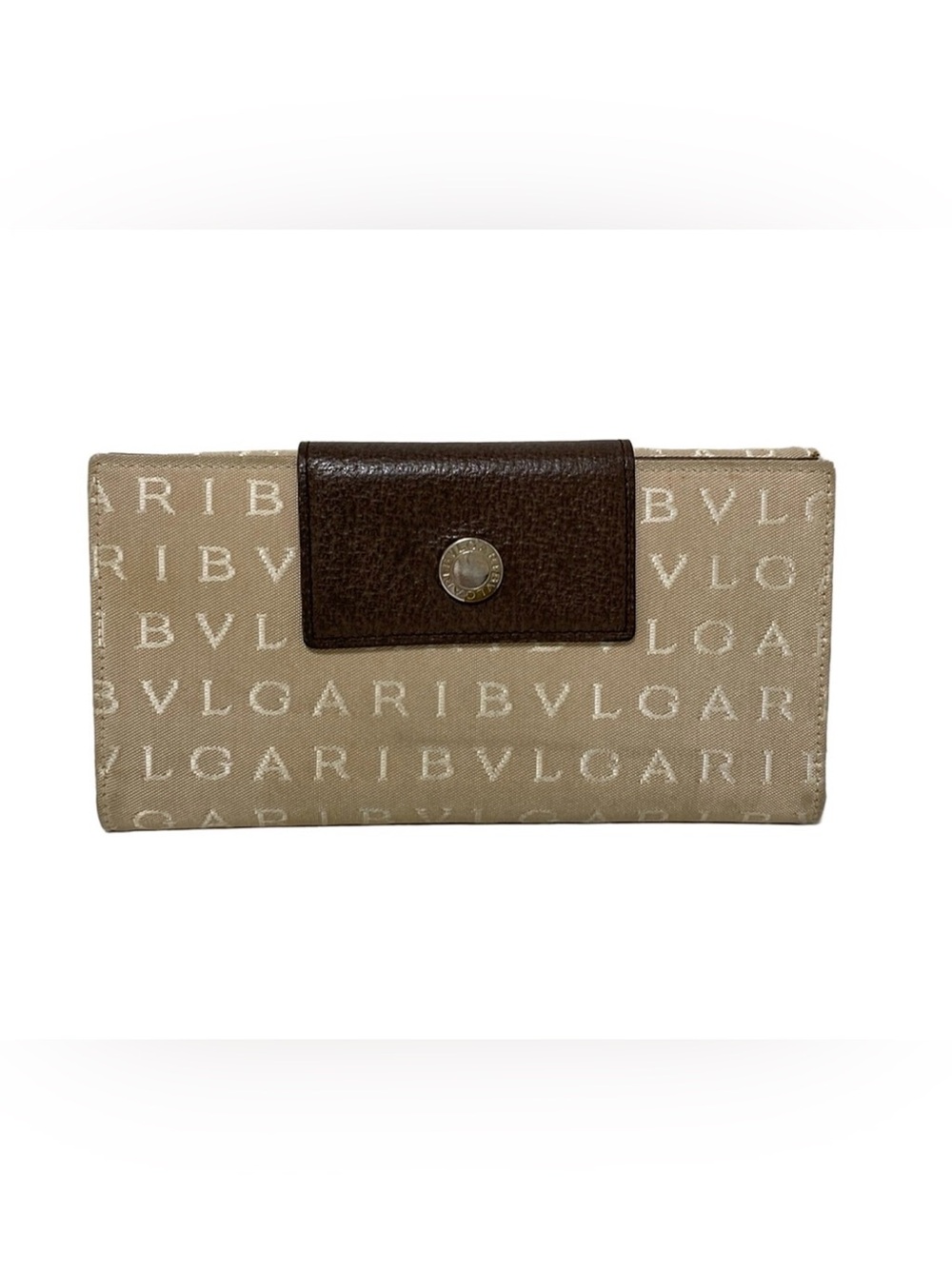 BVLGARI Logomania Monogram Long Trifold Wallet - Picture 2 of 16